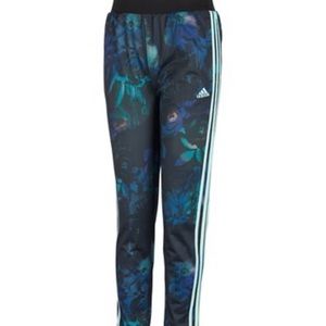 Adidas Big Girl Floral Glow-Print Jogger Pants XL